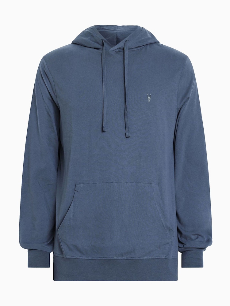 AllSaints Blue Brace Oth 100% Cotton Hoodie - Image 5 of 5