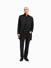 AllSaints Black Hargrove Coat - Image 1 of 7