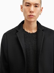 AllSaints Black Hargrove Coat - Image 2 of 7