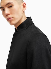 AllSaints Black Hargrove Coat - Image 5 of 7