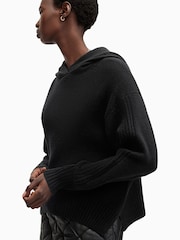 AllSaints Black Ines Hoodie - Image 2 of 7