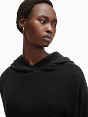 AllSaints Black Ines Hoodie - Image 4 of 7