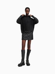 AllSaints Black Ines Hoodie - Image 6 of 7