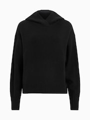 AllSaints Black Ines Hoodie - Image 7 of 7
