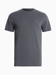 AllSaints Grey Brace Short Sleeves Crew T-Shirt - Image 5 of 5