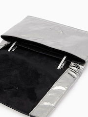 AllSaints Grey Yua Clutch - Image 6 of 7