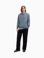 AllSaints Blue Raven 100% Organic Cotton Crew Sweater - Image 3 of 5