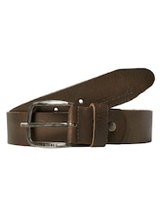 JACK & JONES Brown Leather Belt - Image 1 of 3