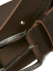 JACK & JONES Brown Leather Belt - Image 3 of 3