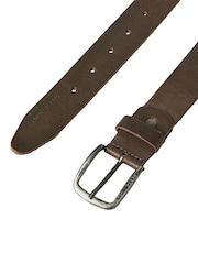 Braun - JACK & JONES Leather Belt - Bild 4 von 5