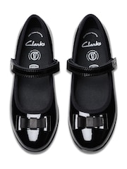 Clarks Black Older Patent Finja Tap Shoes - Image 6 of 7
