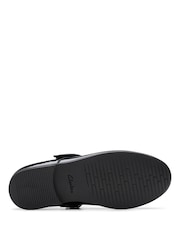 Clarks Black Older Patent Finja Tap Shoes - Image 7 of 7
