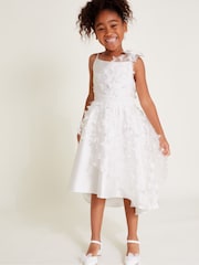Monsoon Natural Laurena Asymmetrical 3D Butterfly Dress - Image 1 of 4