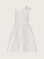 Monsoon Natural Laurena Asymmetrical 3D Butterfly Dress - Image 2 of 4