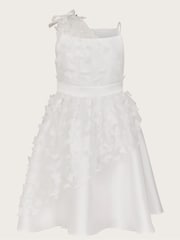 Monsoon Natural Laurena Asymmetrical 3D Butterfly Dress - Image 3 of 4
