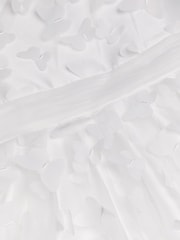 Monsoon Natural Laurena Asymmetrical 3D Butterfly Dress - Image 4 of 4