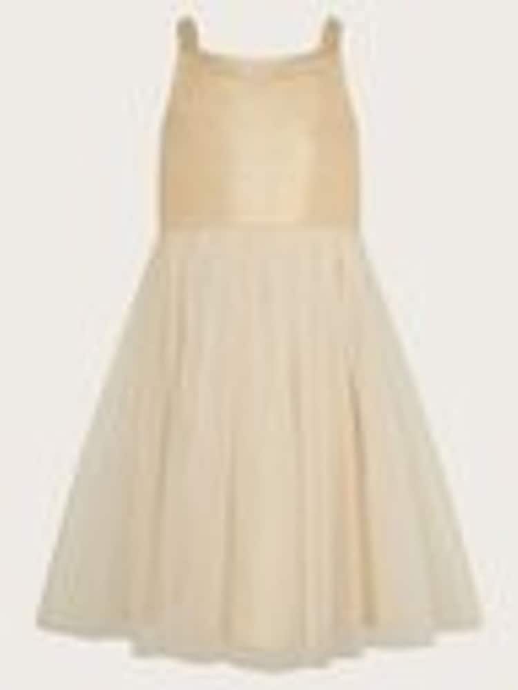 Monsoon Gold 2-in-1 Detachable Ruffle Skirt Dress - Image 4 of 5