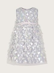 Monsoon Purple Baby Luella Iridescent Butterfly Dress - Image 2 of 4