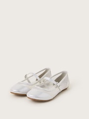 Monsoon Mesh Strap Ballet Matalakantaiset kengät - Image 1 of 3