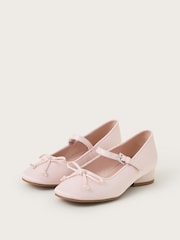 Monsoon Pink Satin Ballet Heels - Image 1 of 3