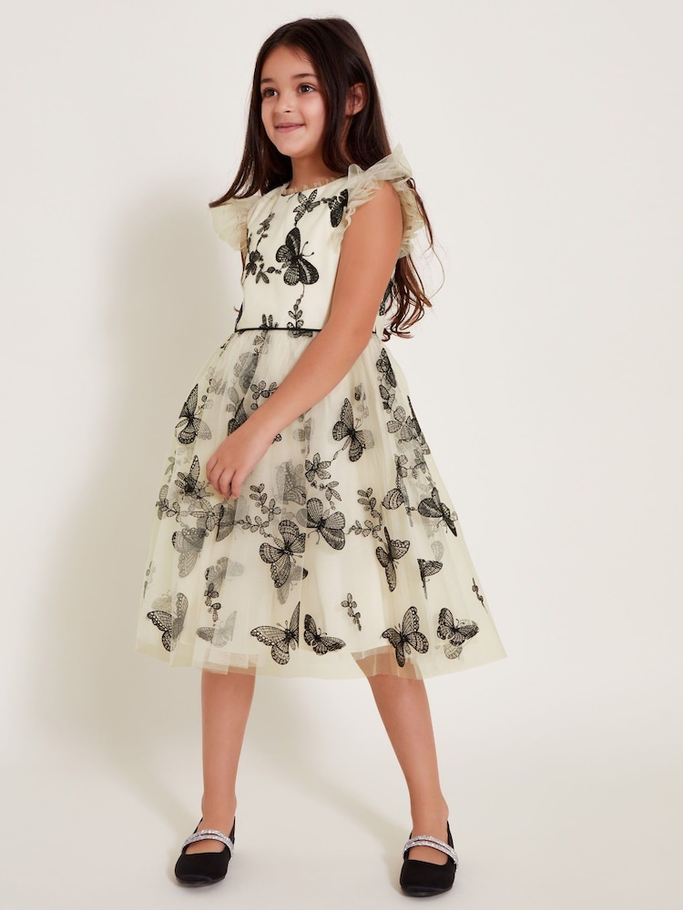 Vestido de mariposa monocromático Savannah de Monsoon - Imagen 1 de 4 Vestido de mariposa monocromático Savannah de Monsoon - Imagen 1 de 4