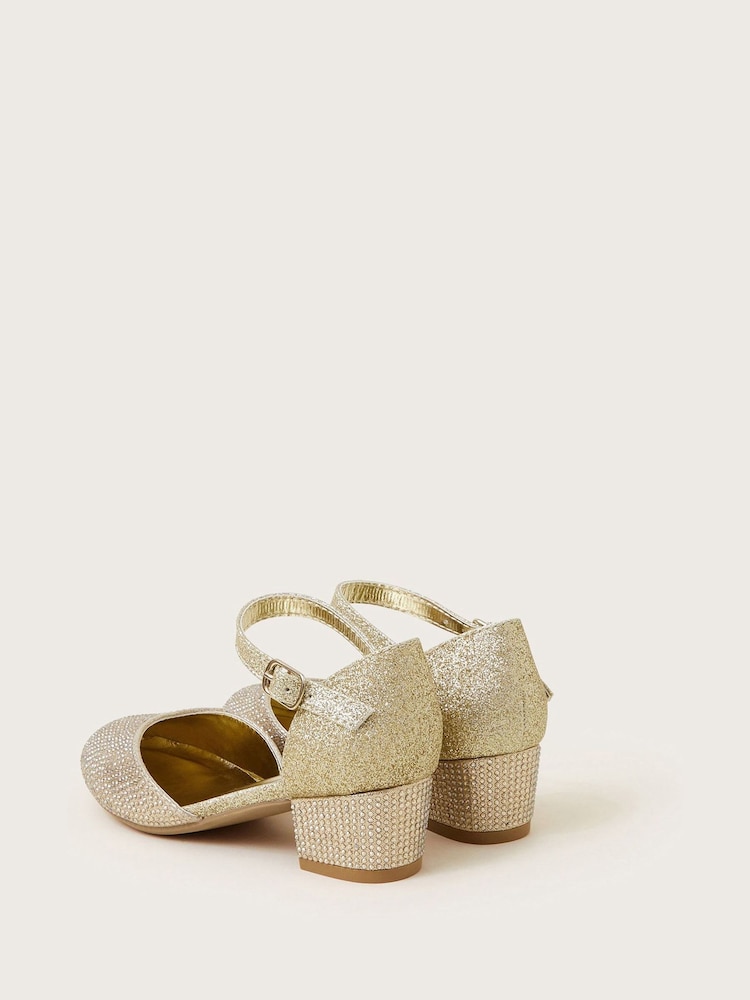 Zapatos de tacón con diseño en dos partes con purpurina y strass de Monsoon - Imagen 3 de 3 Zapatos de tacón con diseño en dos partes con purpurina y strass de Monsoon - Imagen 3 de 3