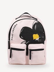 Marc Jacobs Pink Logo Flower Print Backpack - Image 1 of 6