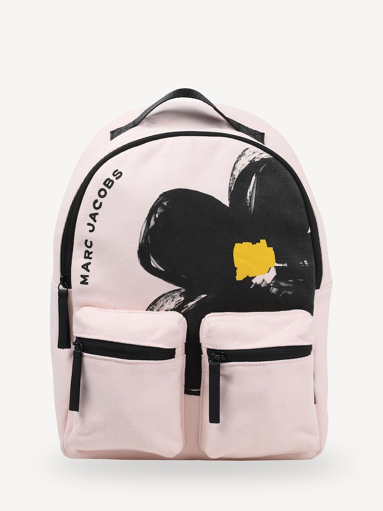 Marc Jacobs Pink Logo Flower Print Backpack - Image 1 of 6
