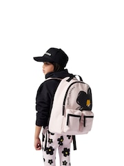 Marc Jacobs Pink Logo Flower Print Backpack - Image 6 of 6