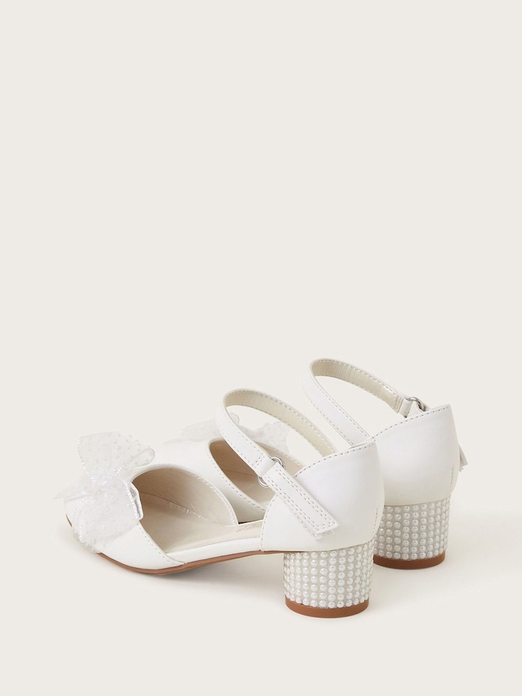Zapatos de tacón con diseño de dos piezas con lazo y perlas de Monsoon - Imagen 3 de 3 Zapatos de tacón con diseño de dos piezas con lazo y perlas de Monsoon - Imagen 3 de 3