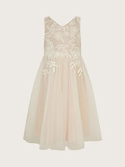 Monsoon Sienna Crochet Lace Tulle Dress - Imagen 2 de 4