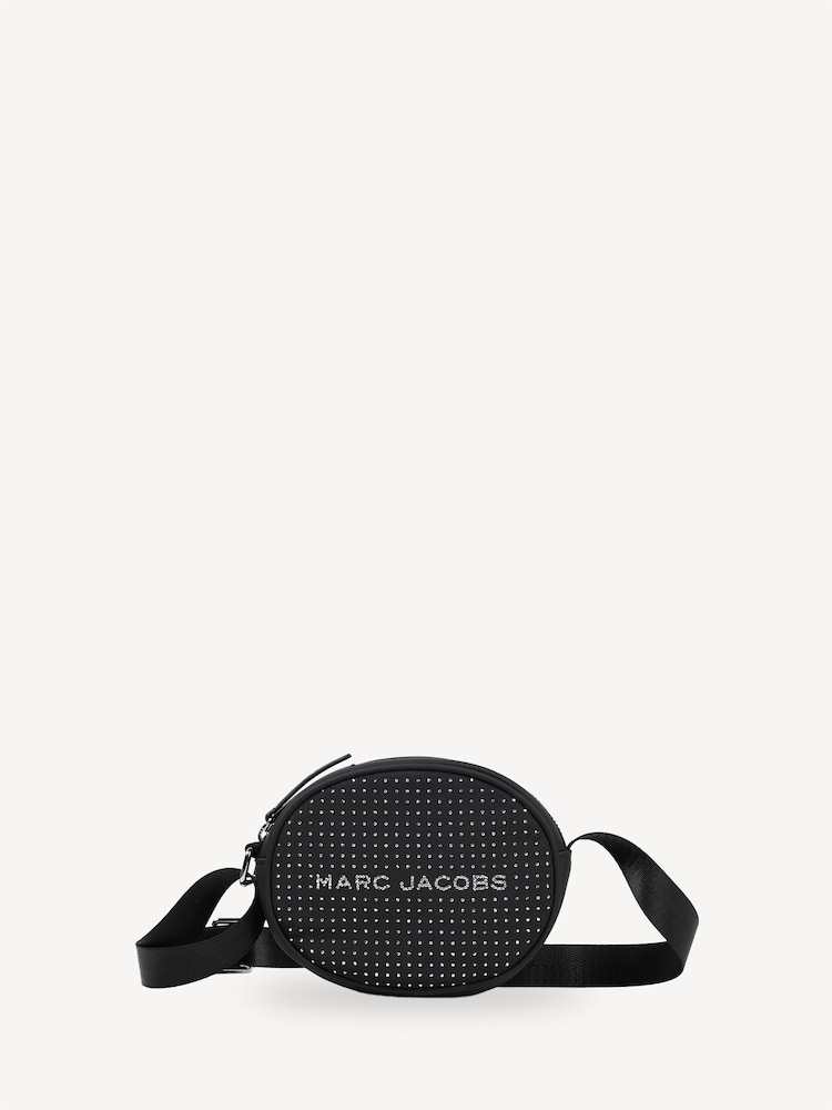 Marc Jacobs Black Logo Diamante Crossbody Bag - Image 1 of 5