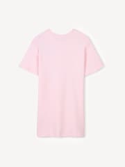Marc Jacobs Pink Logo Disney Mickey Mouse Crossbody Bag 100% Cotton T-Shirt Dress - Image 2 of 2