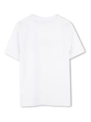 BOSS Brown Logo Short Sleeve T-Shirt & Shorts Set - Image 4 of 6