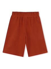 BOSS Brown Logo Short Sleeve T-Shirt & Shorts Set - Image 6 of 6