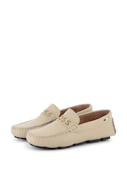BOSS Natural Logo Moccasin Loafers - Image 4 of 8