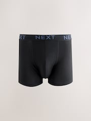 Blue/Grey/Black Cotton Rich Trunk Boxers 10 Pack - Image 10 of 14