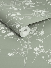 Sage Leaf A4 Wallpaper Sample - Image 4 of 4