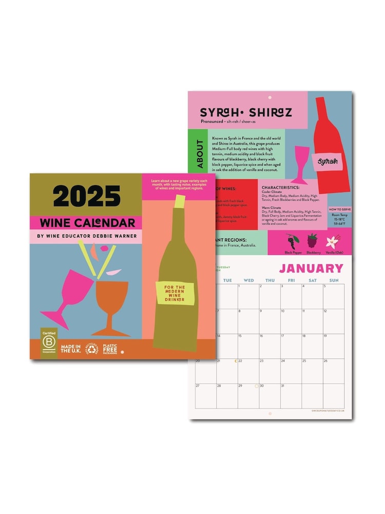 Good Tuesday Bright  Bold Wine 025 Calendar - Image 5 of 5