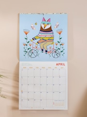 Good Tuesday Artist Collab with Ashley Pervical Folk Animals Calendar - Image 2 of 6