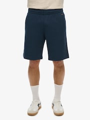 Superdry Navy Essential Logo Jersey Shorts - Image 1 of 6