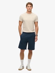 Superdry Navy Essential Logo Jersey Shorts - Image 3 of 6