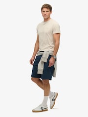 Superdry Navy Essential Logo Jersey Shorts - Image 4 of 6