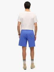Superdry Blue Essential Logo Jersey Shorts - Image 4 of 7