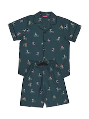 طقم بيجاما بشورت مطبوعة مزينة بطبعة Minijammies من Cyberjammies - صورة 2 من 2