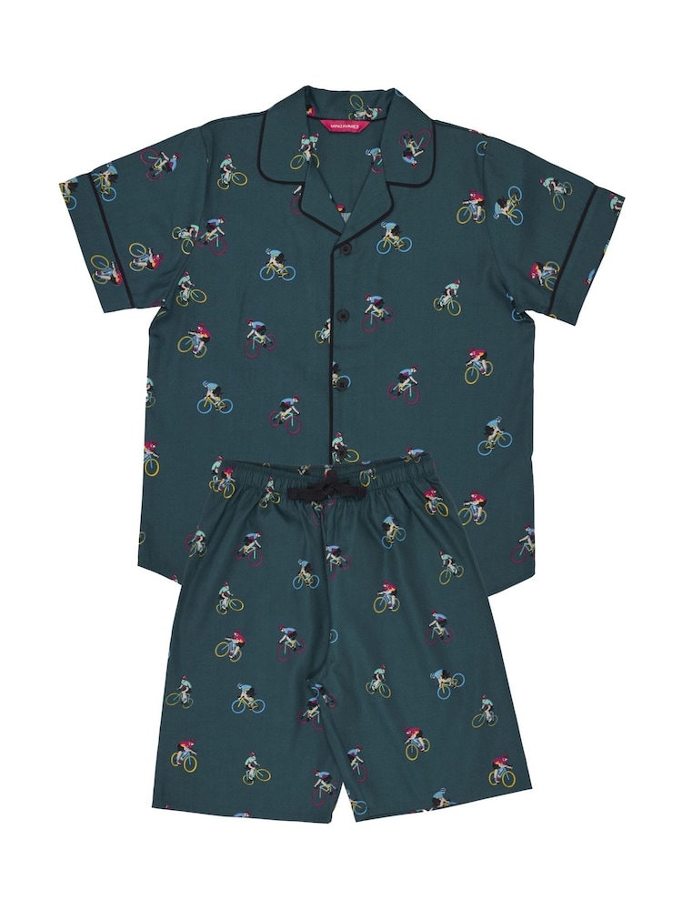 طقم بيجاما بشورت مطبوعة مزينة بطبعة Minijammies من Cyberjammies - صورة 2 من 2