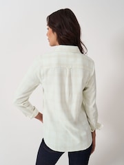 Crew Clothing Company Natural Brushed Flannel Carouri 100% Bumbac Cămăși - Imaginea 2 din 5
