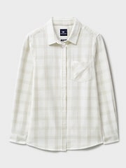 Crew Clothing Company Natural Brushed Flannel Carouri 100% Bumbac Cămăși - Imaginea 5 din 5