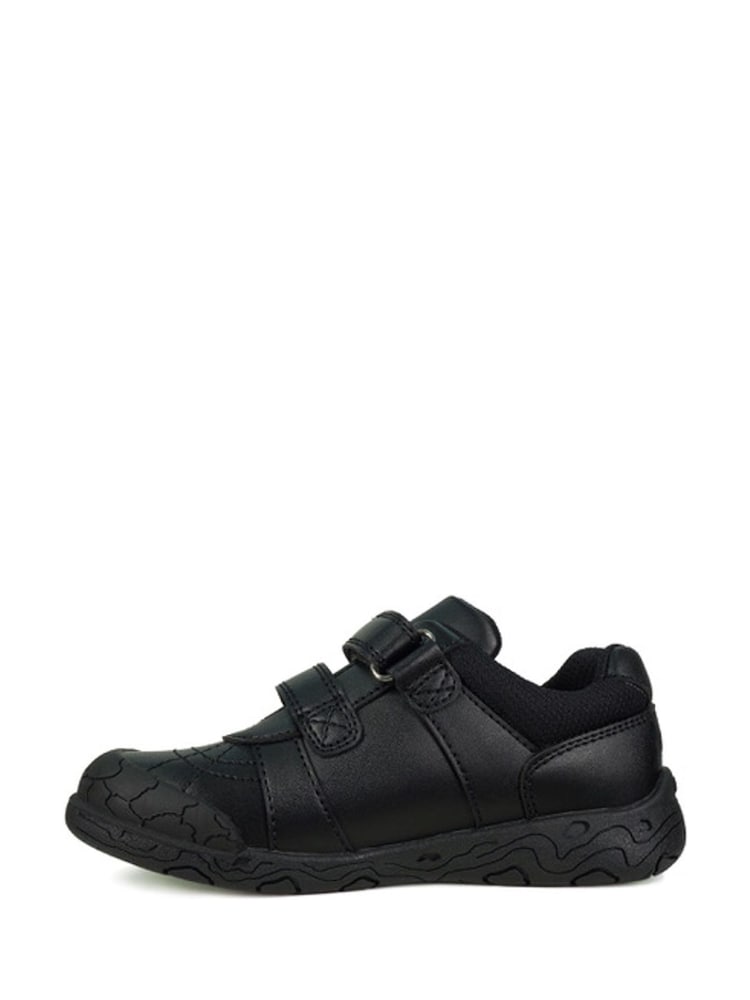 Toezone Boys Rebel Dinosaur Print School Black Shoes - Image 2 of 6