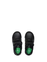 Toezone Boys Dex Vegan Dinosaur Print Black School Shoes - Image 3 of 5